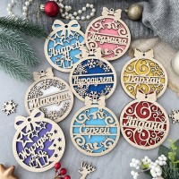 Игрушка ёлочная Шарик цветной