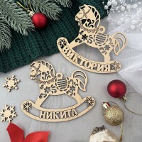 Игрушка ёлочная Лошадка сказочная