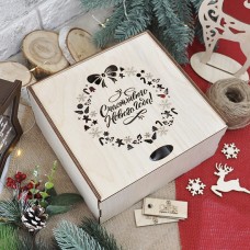 Коробка Рождественский венок